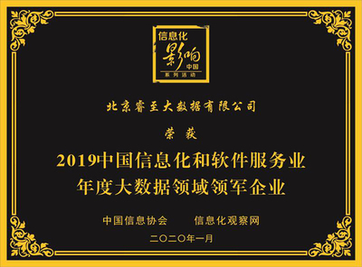 睿至科技集团--中国卓越的云计算及大数据运营商